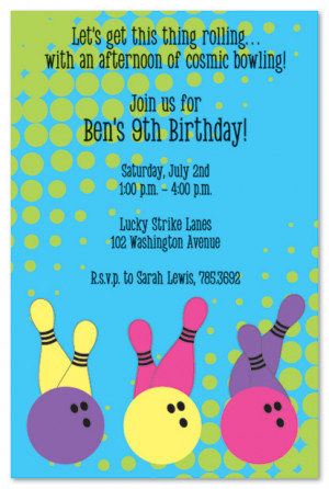 Kids Birthday Invitations Girls Boys Boys & Girls Sweet 16 Invitations ...