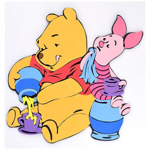Baby Pooh Bear And Piglet Tags