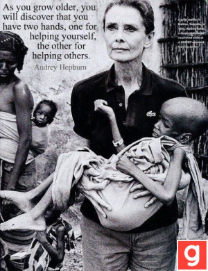 Audrey Hepburn; died at 62- colon cancer. An amazing woman! Audrey ...