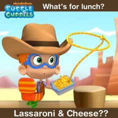 What's for lunch today? #Lunchtime #joke #BubbleGuppies #NickJr More
