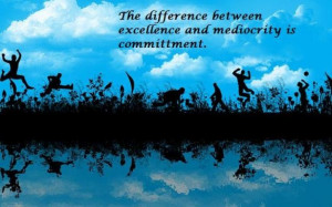 This year I commit to excellence!