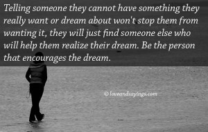 Telling Someone They Cannot Have Something