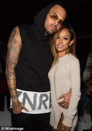 Case of the ex: On Wednesday Karrueche Tran (L) spoke out about her ex ...