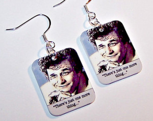 COLUMBO Mystery Quote Earrings