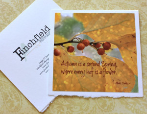Autumn Is - Photo art card, inspirational quote, autumn photography ...
