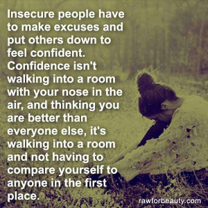 Be YOURSELF = CONFIDENCE
