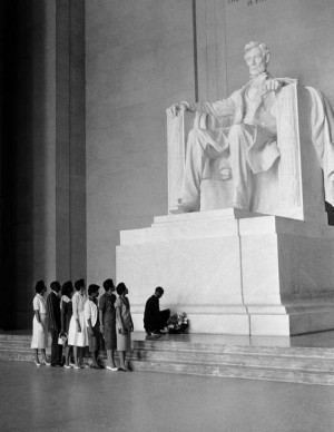 School in Little Rock, Ark., as one of the students, Terrance Roberts ...