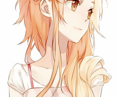 anime girl with curly brown hair