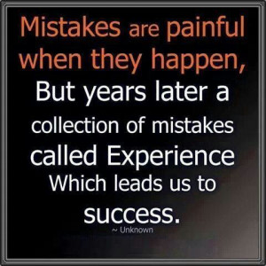 Mistakes => Success