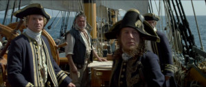 Gillette with Hector Barbossa aboard the Providence .