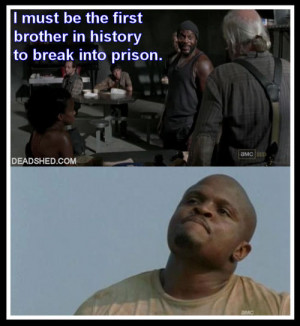 ... Walking Dead Season 3 Meme Tyreese History TDog DeadShed.jpg - Walking