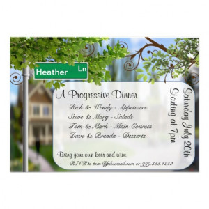 custom_progressive_dinner_party_invitations ...
