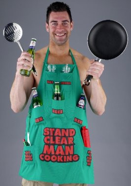 man cooking apron wow a man that can cook as well well just in case ...