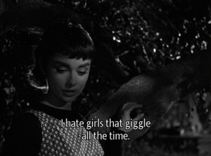 audrey hepburn, black and white, quote