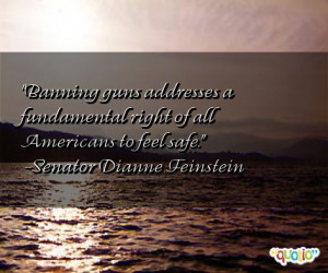 Banning guns addresses a fundamental right of all Americans to feel ...