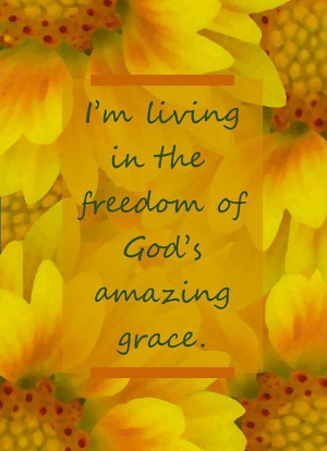 God's amazing Grace!