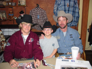 Justin meets his hero Tuff Hedeman amp Chris Craig Image