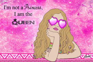 cute, fashion, girly, pink, princess, quotes