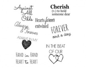 Wedding Marriage Love Word Art Collection 8 Quotes Words and Phrases ...