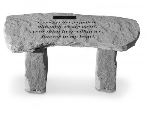 Small Bench Personalized Pet Memorial