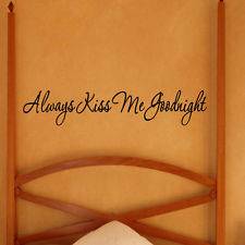 ... Me Goodnight Vinyl Wall Decal Quote Cute Bedtime Wall Sticker Saying
