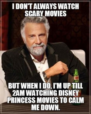 Calm down and watch Disney princess movies