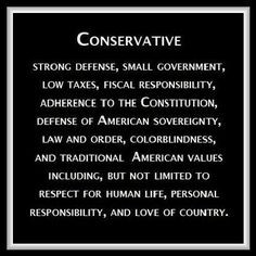 Proud to be a conservative Christian