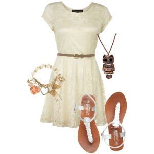 Pretty Dress Outfit Polyvore