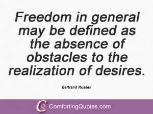 ... the sacrifices required for cooperation with oneself. Bertrand Russell