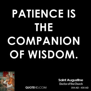 Patience Quote By Saints