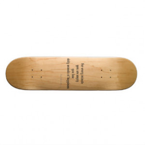 Vintage Emerson Inspirational Happiness Quote Skateboard Deck