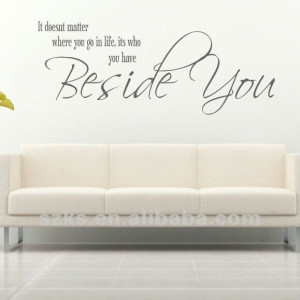 vinyl home decorative wall decal &self-adhesive wall quote sticker