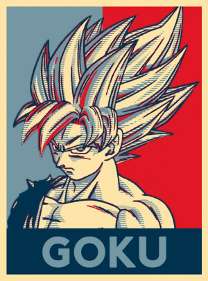 Goku Poster Hibrid Deviantart