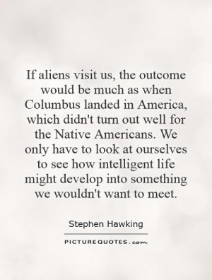 Stephen Hawking Quotes On Aliens