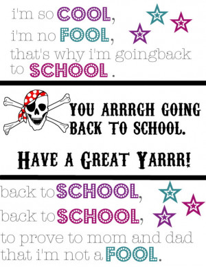 Back To School Gifts {Free Printable}