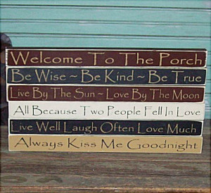 ... In Love,Signs Sayings,Wooden Shelf Sign,Inspirational Signs,Wood Sign