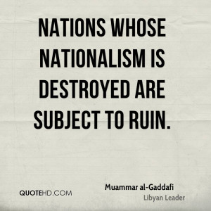 Muammar al-Gaddafi Quotes