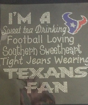 ... Texans Quotes, Football Fans, Houston Texans Outfits, Iron On Transfer