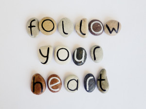 15 magnets letters, follow your heart, beach pebbles, inspirational ...