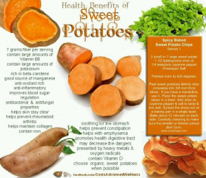 Health benefits of sweet potatoes