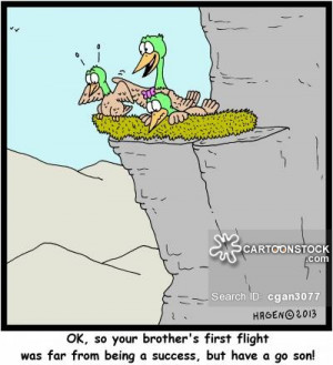 the nest cartoons, leaving the nest cartoon, funny, leaving the nest ...