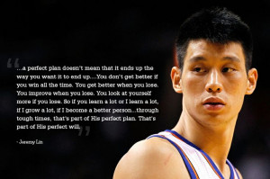 NBA Jeremy Lin's quote from Linsanity. About why failure and tough ...