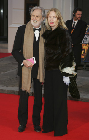 awards in this photo david puttnam lord puttnam and his wife arrive at
