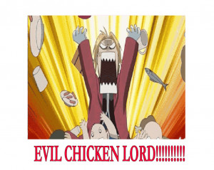 Edward Elric EVIL CHICKEN LORD by DuoSmexyMaxwell