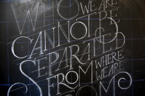 ... Designers #DangerDust Create Elaborate Quote Art on Chalkboards