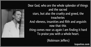 Dear God, who are the whole splendor of things and the sacred stars ...