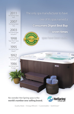 Hot Spring Spas is the only manufacturer to have one of its spas named ...