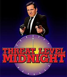 The poster for Threat Level Midnight . Michael Gallenberg, the series ...