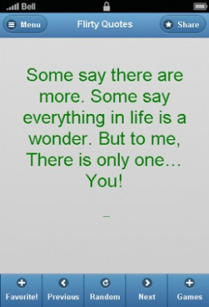 View bigger - Cute Flirty Quotes - FREE for Android screenshot