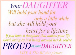 Quotes about proud of your daughter
